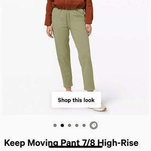 Lululemon Keep Moving Pant 7/8 High Rise